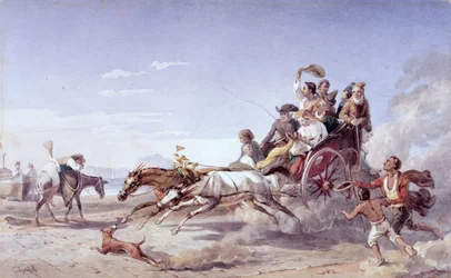Frantic Neapolitan Barouche, 1828